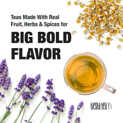 Té de hierbas con lavanda y manzanilla, mezcla calmante de hojas sueltas