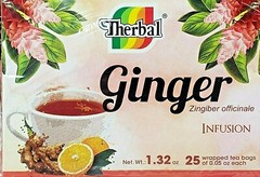 2 Packs TE de JENGIBRE / GINGER TEA BLEND 50 Bags Therbal Made in Mexico