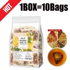 3X Liver Tea Formula Chrysanthemum Cassia Seed Honeysuckle Detox Health Tea Bags