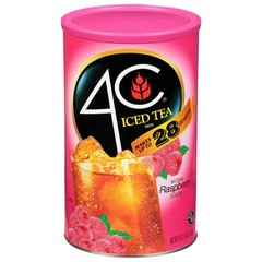 4 pack 4C Raspberry Iced Tea Mix, 66.1 oz, 1 Ct FREE SHIPPING!!!!!