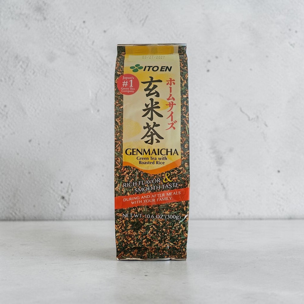 ITO EN Japanese Genmaicha Green Tea with Roasted Rice 10.6 oz 300g – Pack of One
