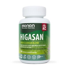 Hanan Higasan Liver Cleanser Blend | 100 Capsules | Naturally Aids in Supporting