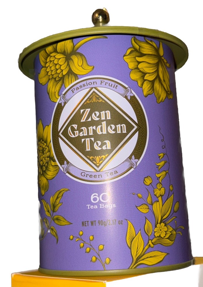 Pagoda ZEN GARDEN GREEN TEA 🫖 PASSION FRUIT 🫖 60 Bags BB 07/2027
