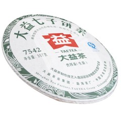 2012 TAETEA Classic 7542 Puerh Sheng Puerh Dayi Raw Pu Er Menghai Tea Cake 357g
