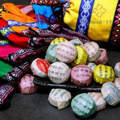 50 Pcs 10 Different Flavors Puer Tuocha Mini Yunnan Pu-erh Tea Ripe Raw 250g