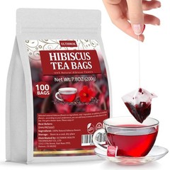 Hibiscus Tea 100Bags Natural Dried Hibiscus Flower Support Digestion Herbal tea