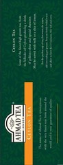 Ceylon Tea Bags – 100 Count, Naturally Caffeinated & Zero Calories
