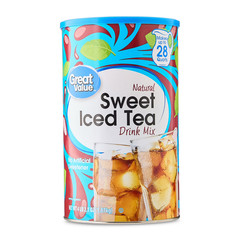 Great Value Sweet Iced Tea Drink Mix, 66.1 oz Container