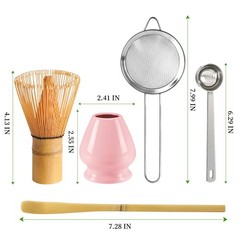 Matcha Whisk Set Matcha Making Kit Bamboo Chasen Ceramic Whisk Holder Stand S