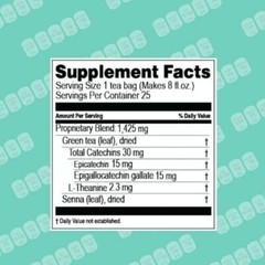 Hyleys Slim Tea 5 Flavors Weight Loss Herbal Supplement Cleanse & Detox – 25 Bag