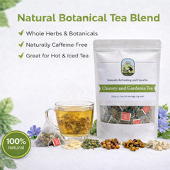 Chicory and Gardenia Herbal Tea (30 Bags) Liver and Kidney Pancreas Wellness