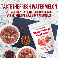 Natural Watermelon Juice Powder Vitamin C Allergen-Free Rich in Electrolytes