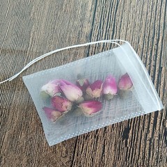 Heat Resistant Strong White Nylon Empty Filter Bags for Loose Tea/Dried Fruit