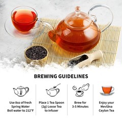 Mevlana – Pure Ceylon Loose Leaf Tea | Premium Black Tea Leaves | Rich & Smoo…