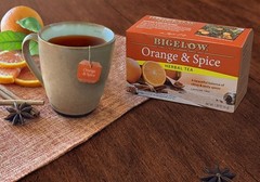 Orange Spice Herbal Tea Caffeine Free 120 Tea Bags 20 Count Box