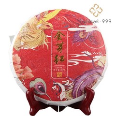 Yunnan Dianhong Black Tea Honey Fragrant Golden Buds Dian Hong Cake Tea 357g