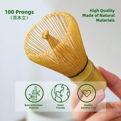 TEANAGOO MA-01 Japanese Matcha Ceremony Accessory, Matcha Whisk (Chasen), Tra…