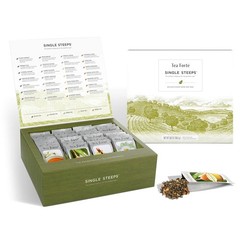 Single Steeps Loose Leaf Tea Sampler, Assorted Variety Tea Box, 15 Single Ser…