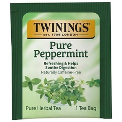Twinings Pure Peppermint Herbal Tea 100 Individually Wrapped Bags Caffeine Free