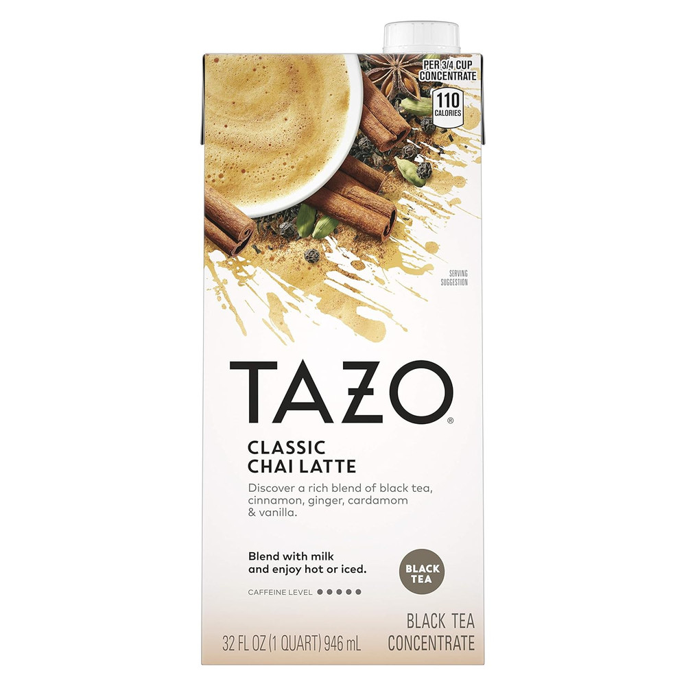 Classic Chai Latte, Black Tea Concentrate, Easy-To-Serve Caffeinated Chai Tea fo