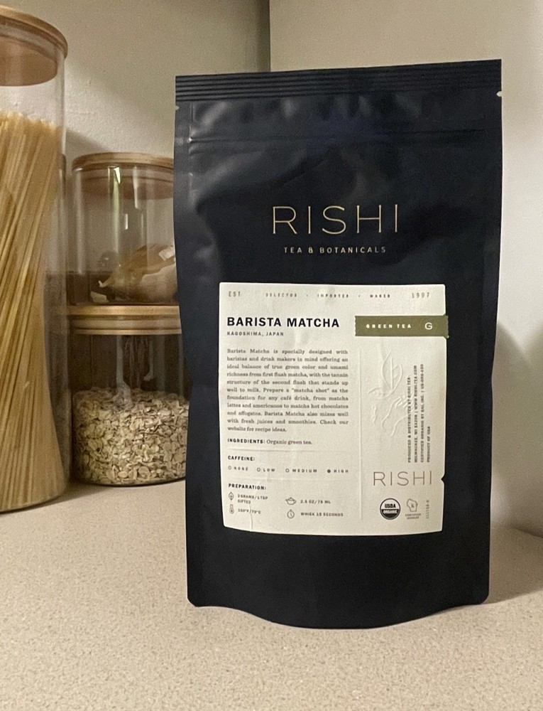 Rishi Tea Barista Matcha – Organic Japanese Matcha Green Tea Powder 50+ Servings