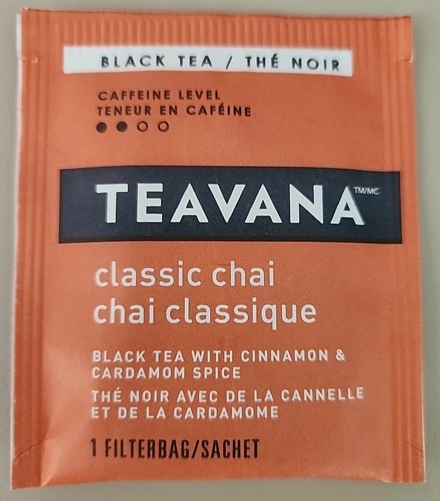 Starbucks Teavana Tea Sachets Classic Chai, Pack Of 144 Sachets BB Date:7/30/25