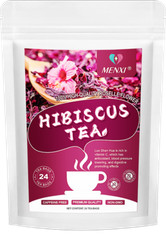 100% Premium Dried Hibiscus Flowers Tea Bags, Cut & Sifted, Flor de Jaimaica Tea