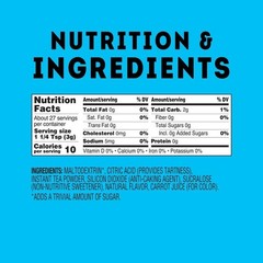 Lipton Zero Sugar Lemon Iced Tea Mix, Makes 10 Quarts (Pack of 6)