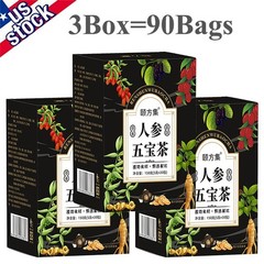 30pcs Ginseng Six Treasure tea , Kidney Tea ,Liver Tea , Red Date Kidney Health