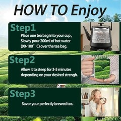 PiPi Tea Organic Oolong Bags – Whole Leaf, 20 (4g Each) 20