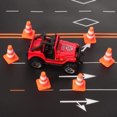 Model Traffic Cones Traffic Road Cones Construction Toys Model Traffic Signs
