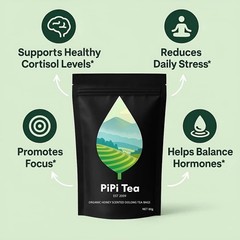PiPi Tea Organic Oolong Bags – Whole Leaf, 20 (4g Each) 20