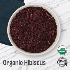 J Mac Botanicals, Organic Hibiscus Flower 4 ounce, Hibiscus tea, cut & sifted…