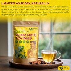 , Yerba Mate Tea Bags | 120 Tea Bags | Traditional South American Herbal Tea …