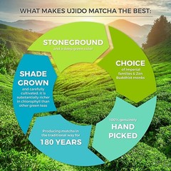 Ujido The Path of Zen Japanese Matcha Green Tea Powder Ceremonial Blend (4 OZ)