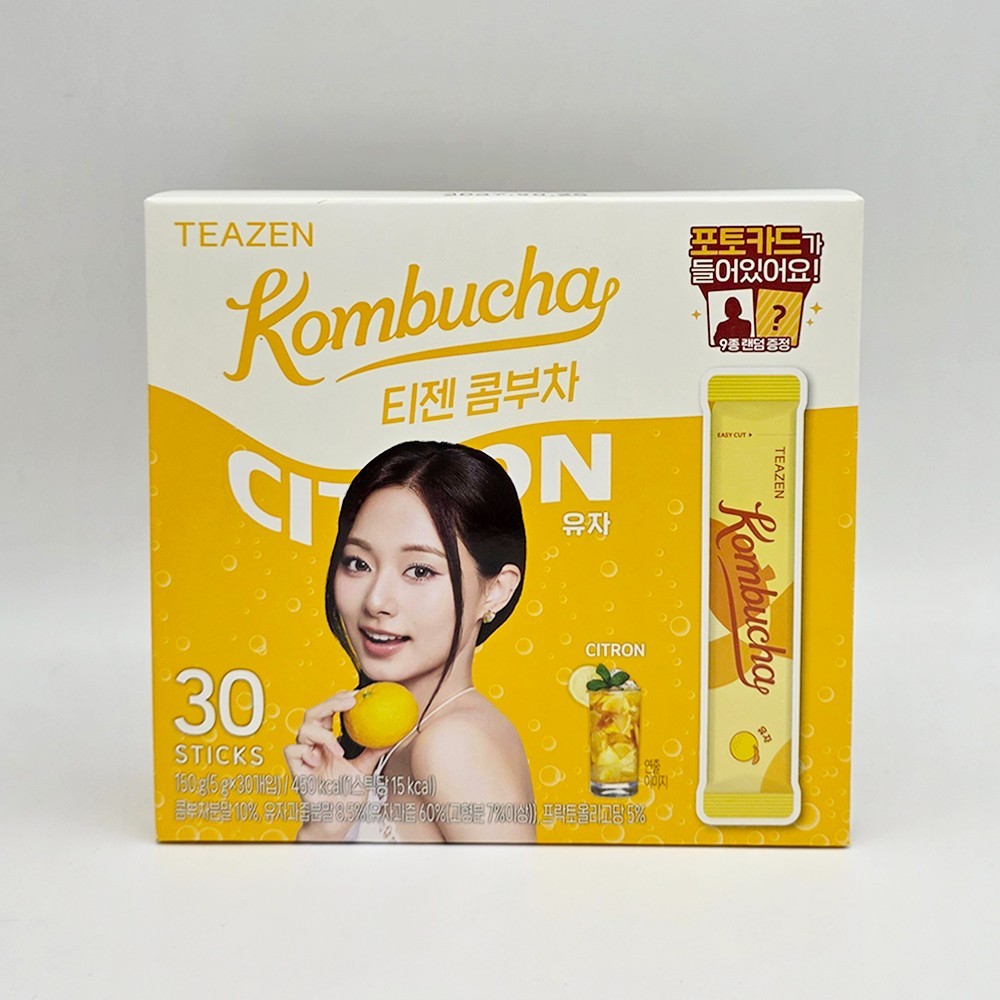 TEAZEN x TWICE Kombucha (30 Sticks) + Random Photocard Included