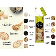 Damtuh 15 Multi Grains Mix Powder 20g x 40 Sticks, Caffeine Free, Korean Tea