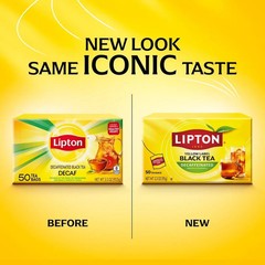 Lipton Black Tea Bags Decaffeinated, 50 Count,,,,,,…