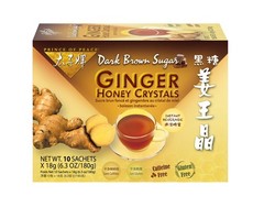 American Ginseng Ginger Honey Crystals Pack Of 10 Instant Drink 063 Ounce