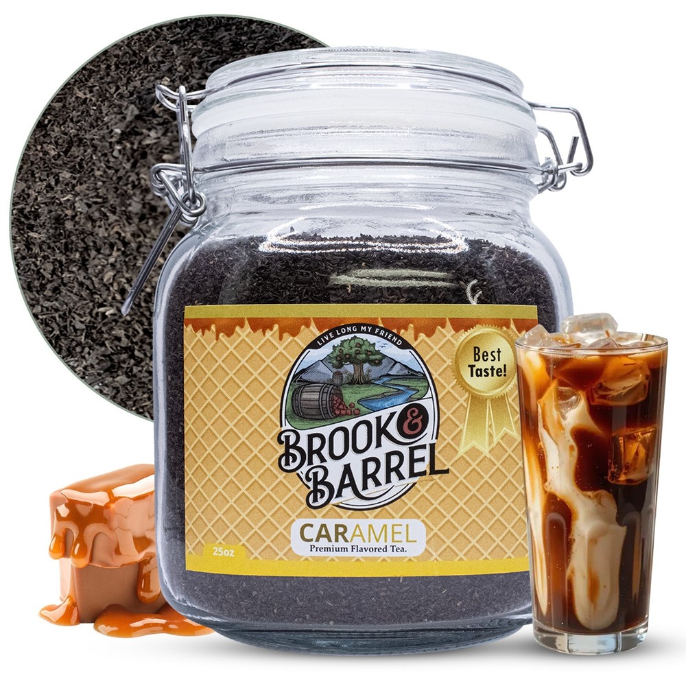 Brook & Barrel USDA Organic Chamomile Loose Leaf Tea 1.6 lbs Premium Glass Jar