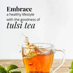 225 Holy Basil Tea Bags, Pure Tulsi Tea, All Natural Herbal Tea, No Caffeine
