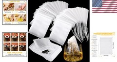 Disposable Tea Bags Bulk 1000 pcs Drawstring Filter Sachets for Loose Tea