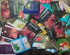 TEA Variety MIX Black Green Herbal 15oz Greenfield Galil Hyleys & more 120+ bags