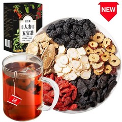 Ginseng Five Treasures Kidney Care Tea – Men’s Herbal Tea 30 Bags USA