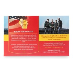 Baumann American Ginseng Tea – 20 Bags – Wisconsin Panax Herbal Tea