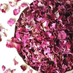 Organic Dried Rose Petals 50g | Edible Gulab Patti | Natural Color & Aroma