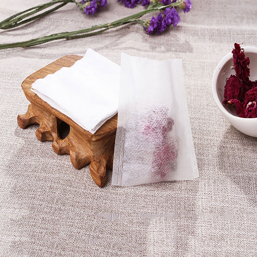 100/500/1000 Heat Seal Open Top Non-Woven Empty Filter Bags for Tea/Dried Fruits