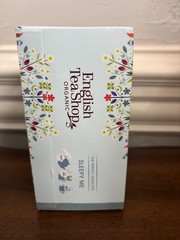 English Tea Shop Organic Sleepy Me – Box of 20 Paper Tea bag sachets Exp 11/2026