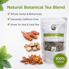 Chicory and Gardenia Herbal Tea (30 Bags) Liver and Kidney Pancreas Wellness