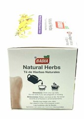 Badia Natural Herbs Tea Caffeine-Free Slimming Blend, 25 Tea Bags